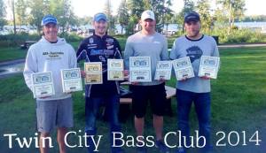 Twin City Bass - Back 2 Back Team Winners!